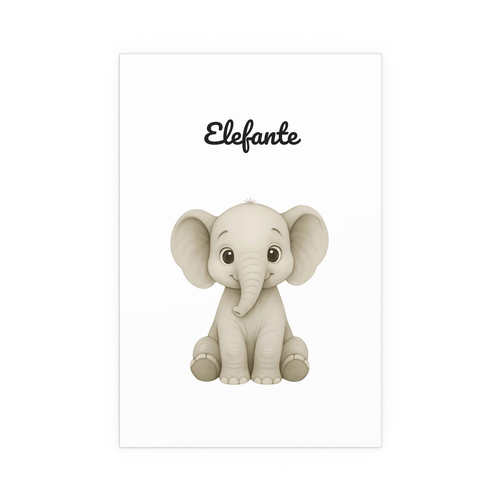 Jirafa, Elefante y León 3 Set Wall Art Collection