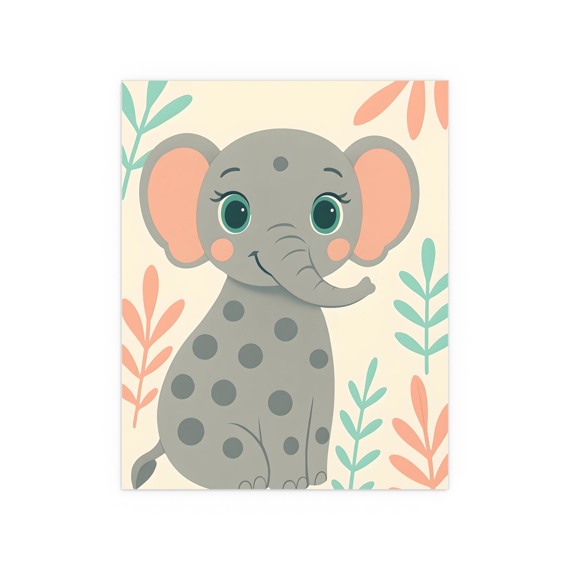 exotic elephant Silk Posters, Kids Room Decor, Indoor Outdoor Wall Art, Playroom Art, Nursery Decor, T-Rex Wall Prints, Dinosaur Art