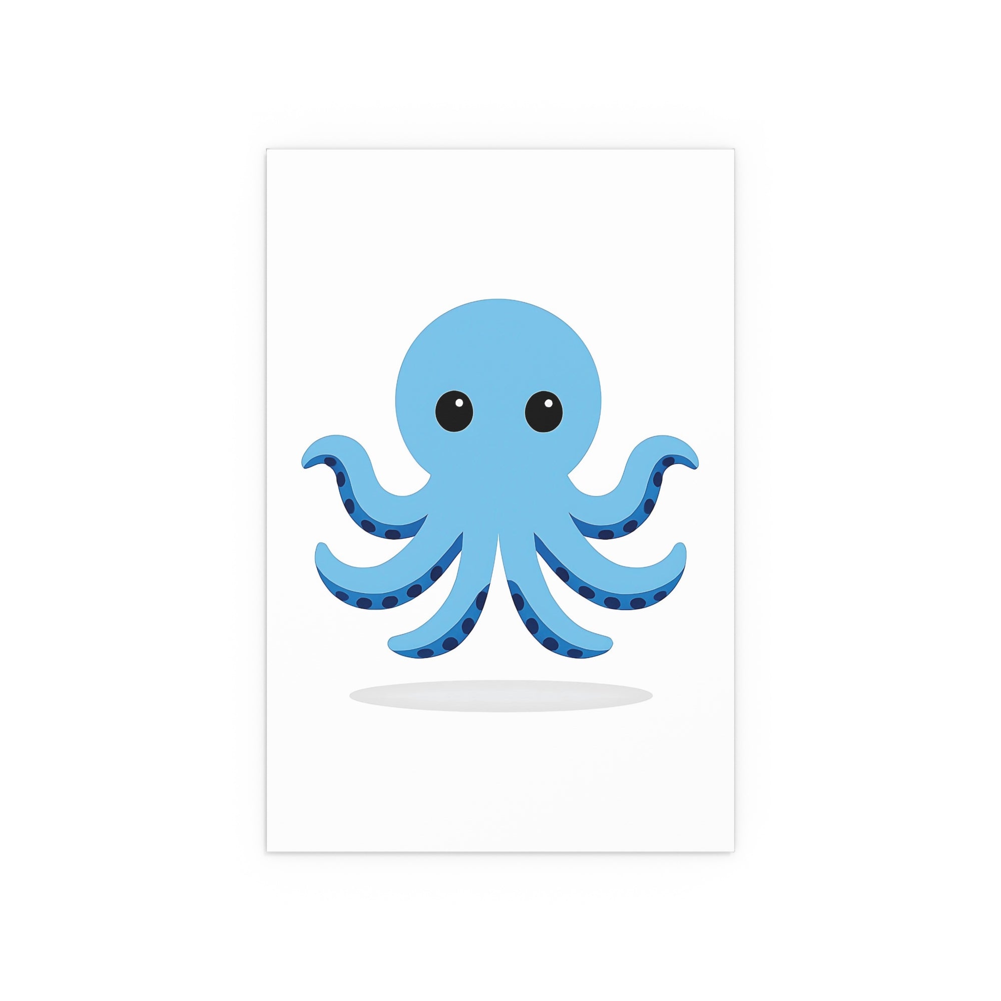 Blue Octapus Wall Art