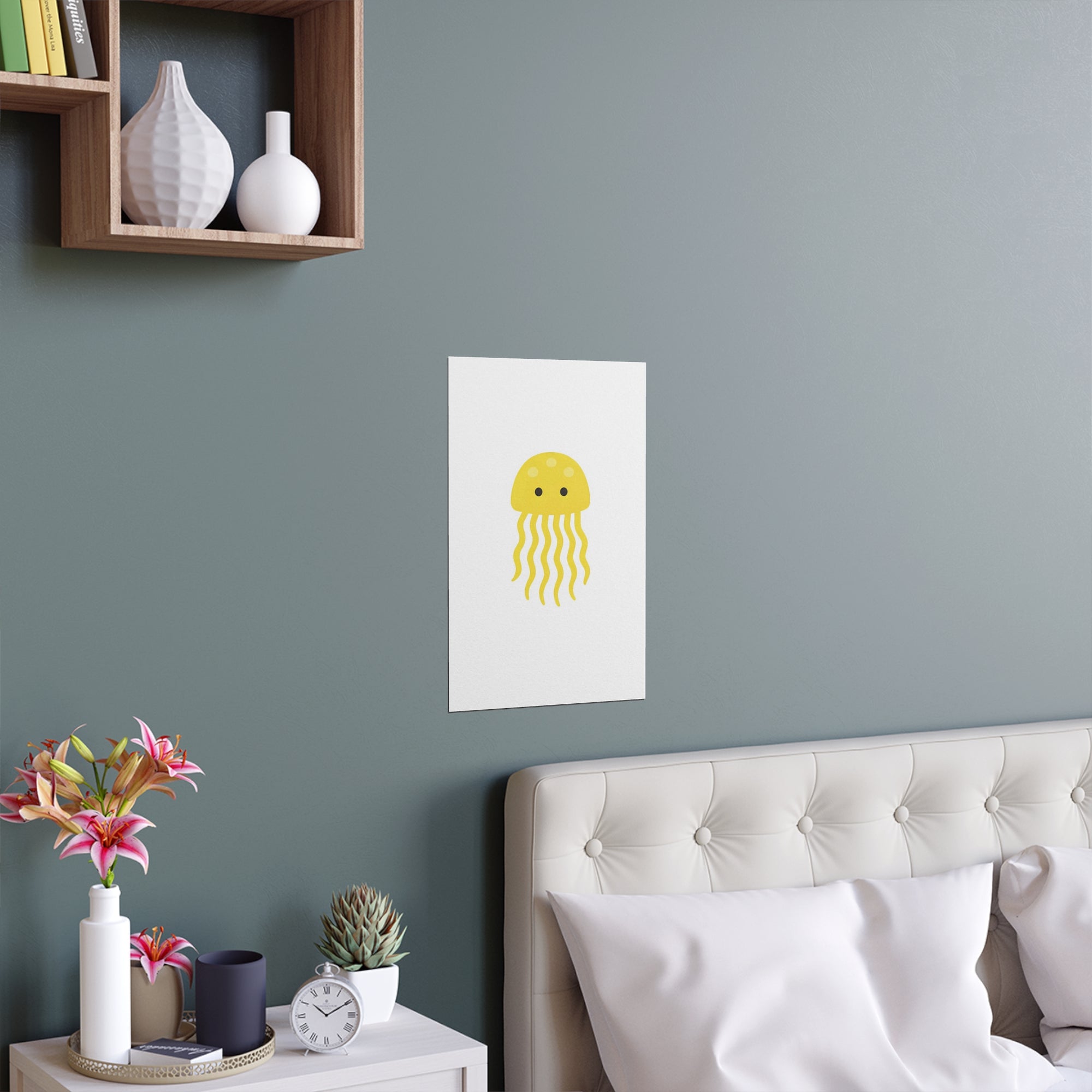 Yellow Jellyfish Wall Art