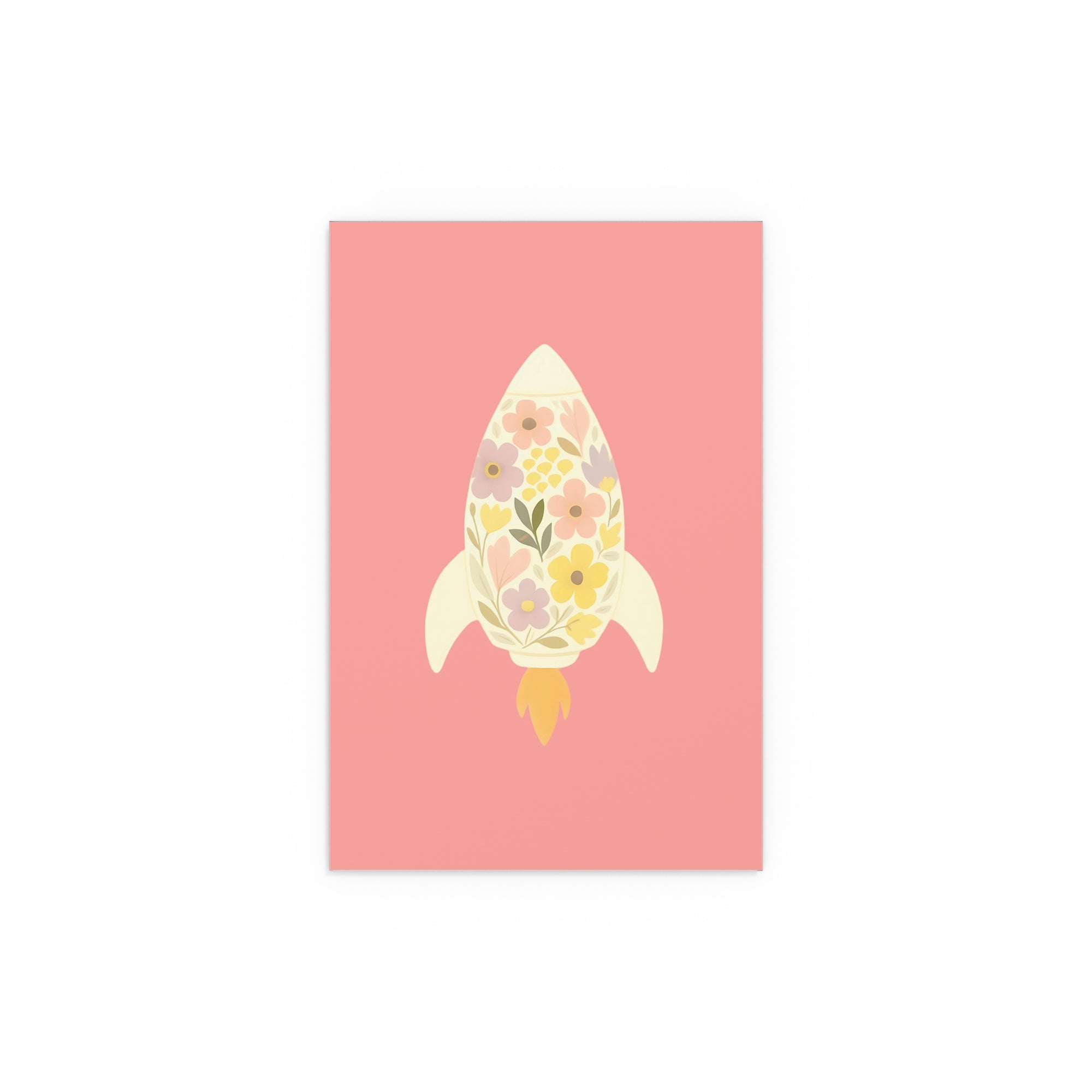 Floral Rocket Planet Wall Art