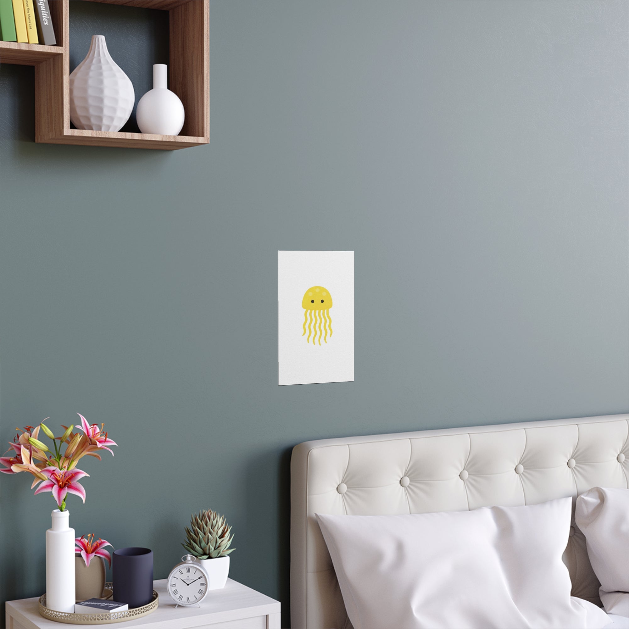 Yellow Jellyfish Wall Art