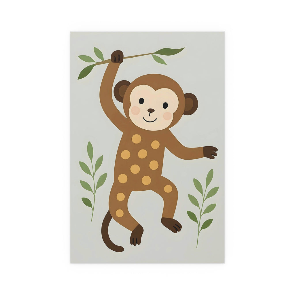 Monkey Safari Animal Wall Art
