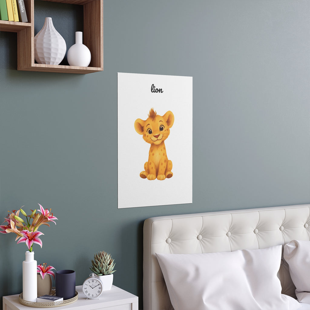 Lion Safari Animal Wall Art