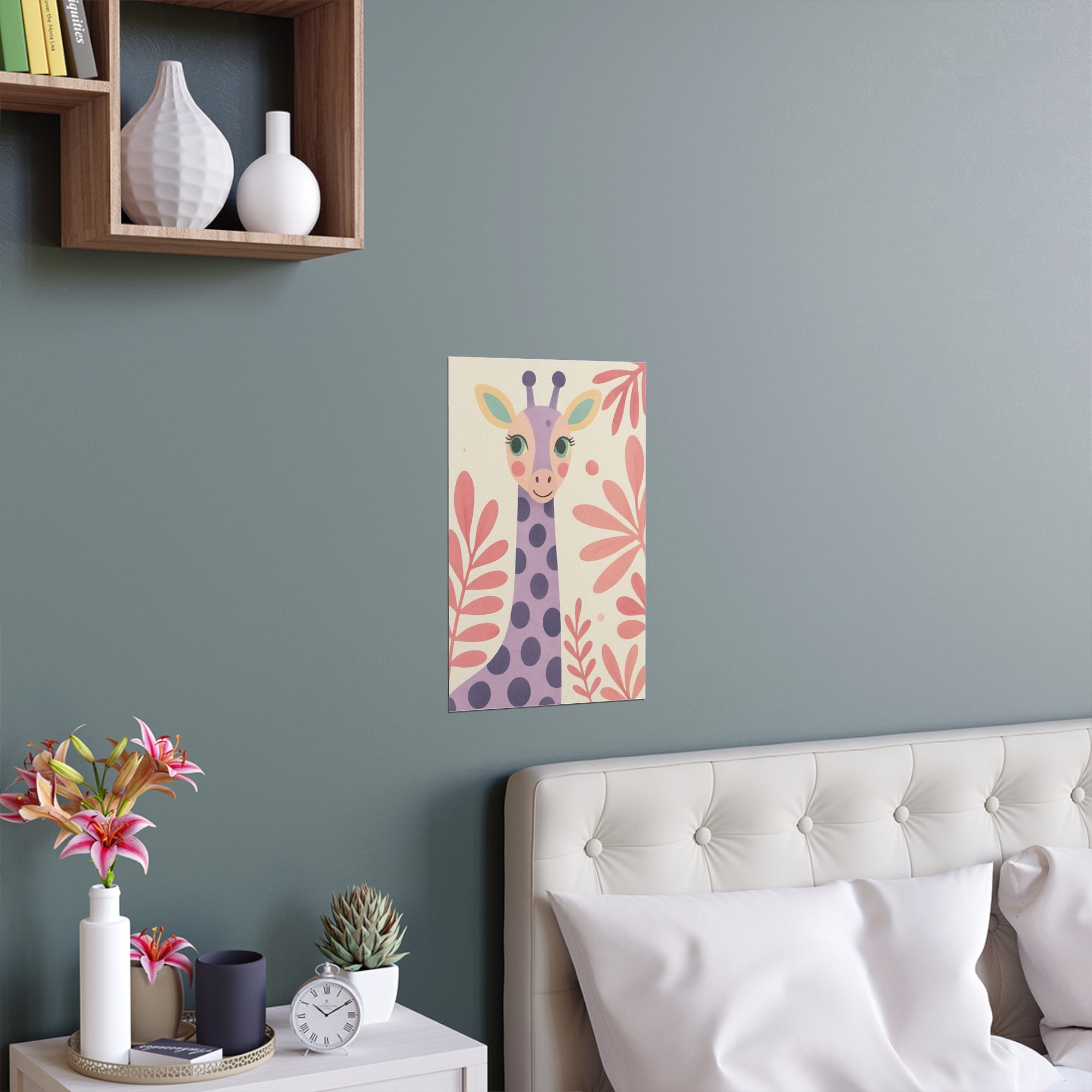 Exotic Giraffe Safari Animal Wall Art
