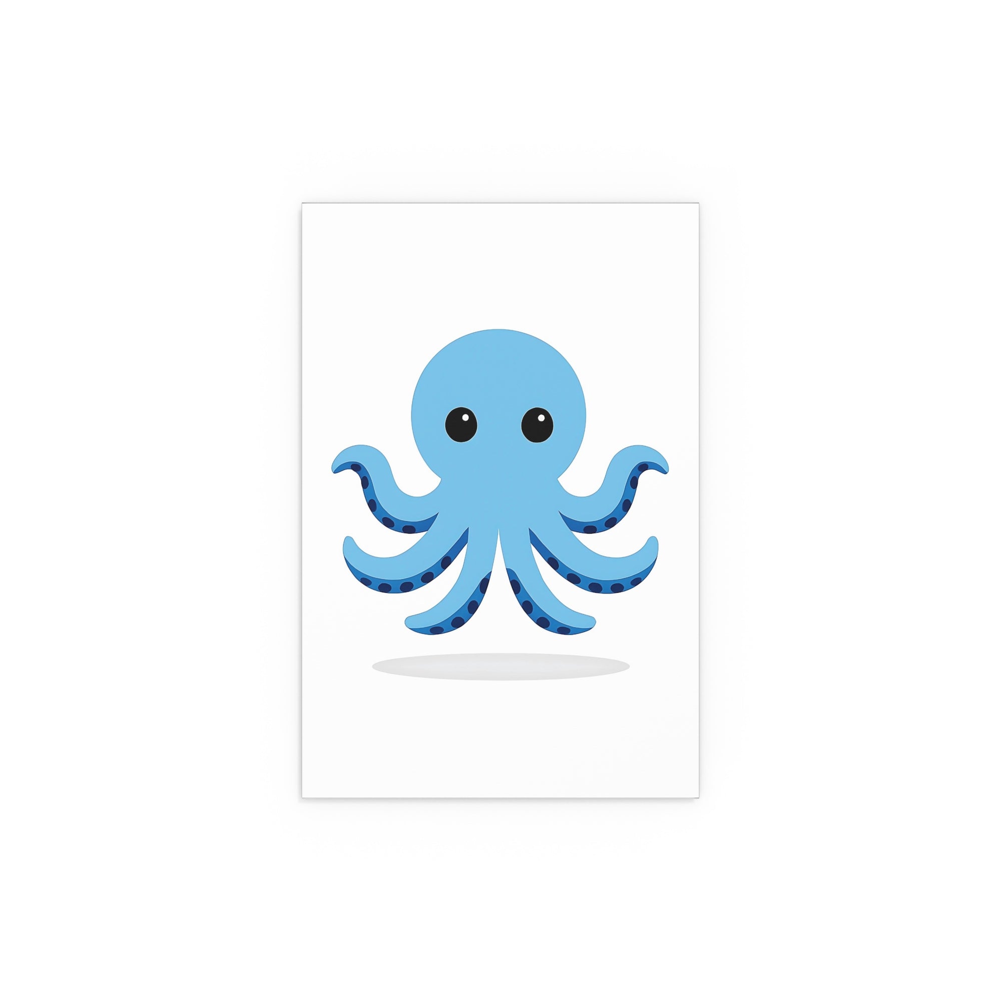 Blue Octapus Wall Art