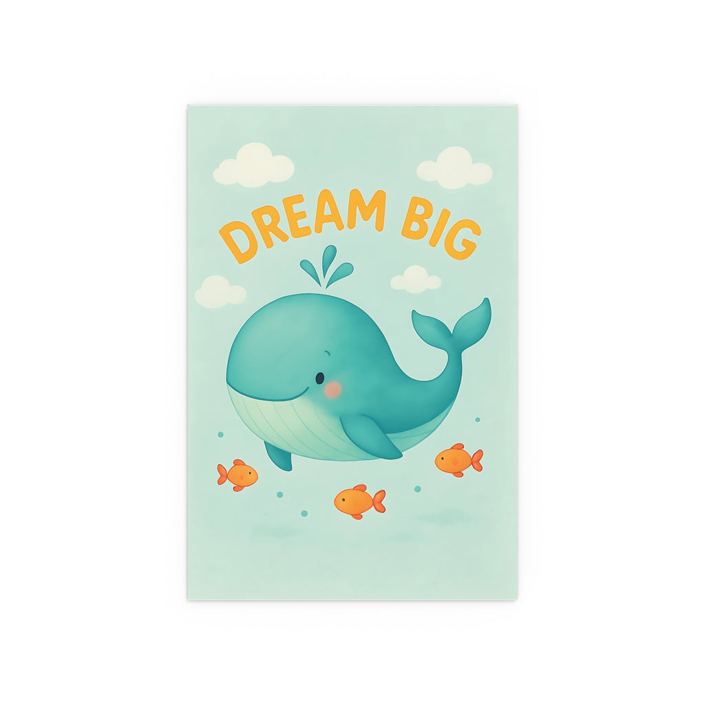 Dream Big Whale Wall Art