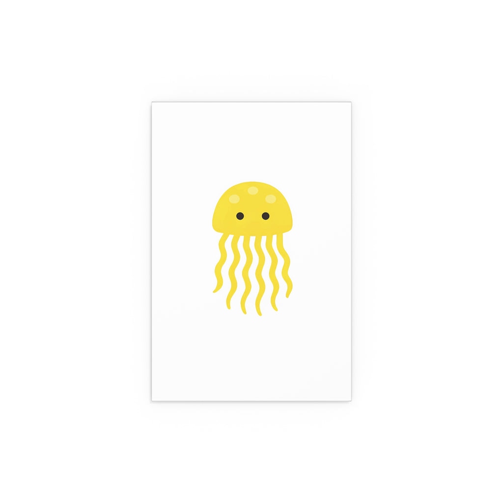Yellow Jellyfish Wall Art