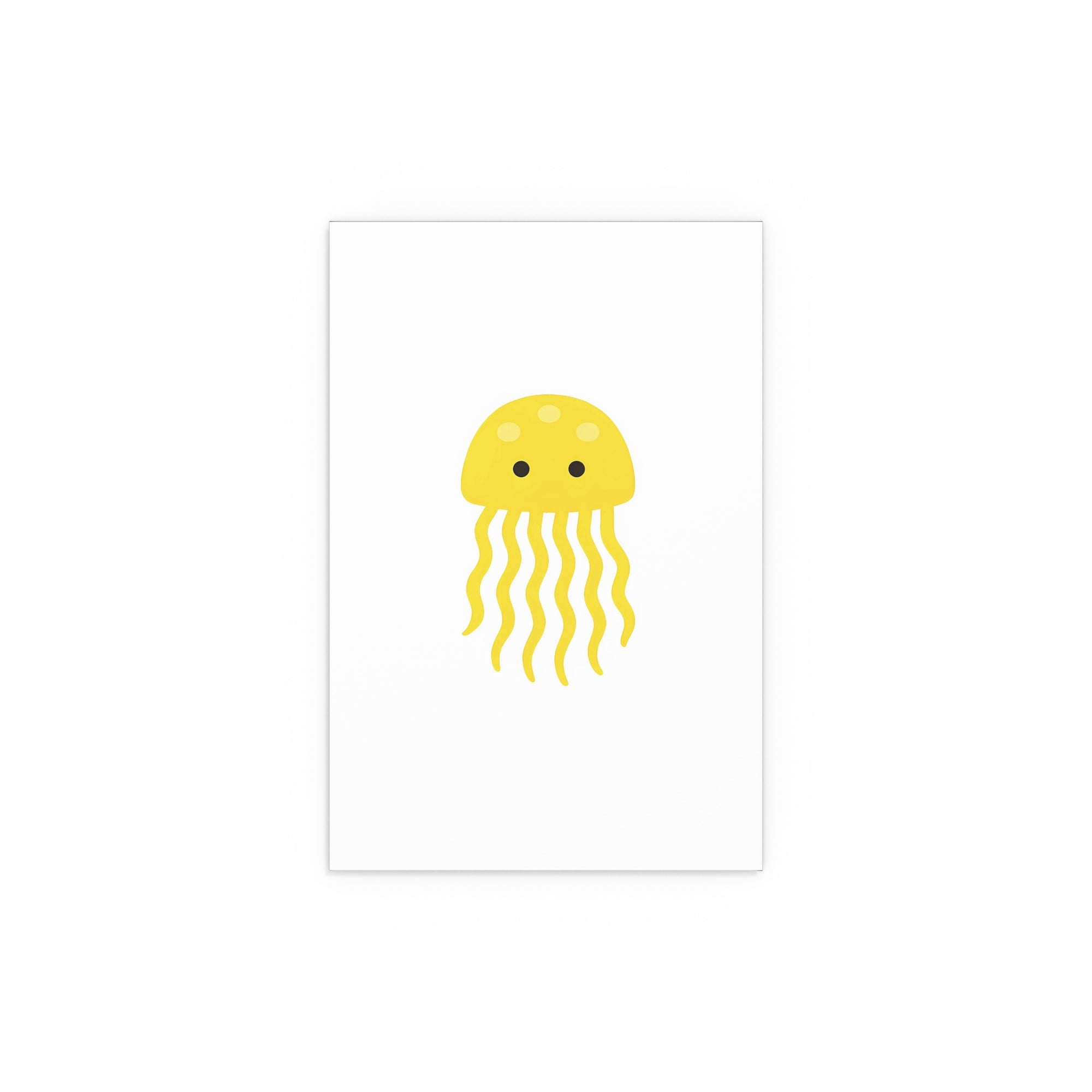 Yellow Jellyfish Wall Art