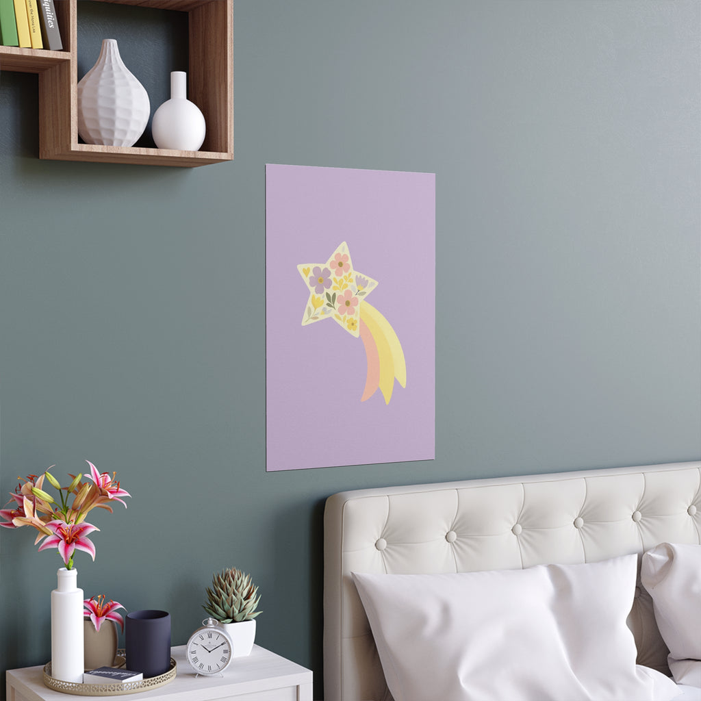 Floral Shooting Star Wall Art