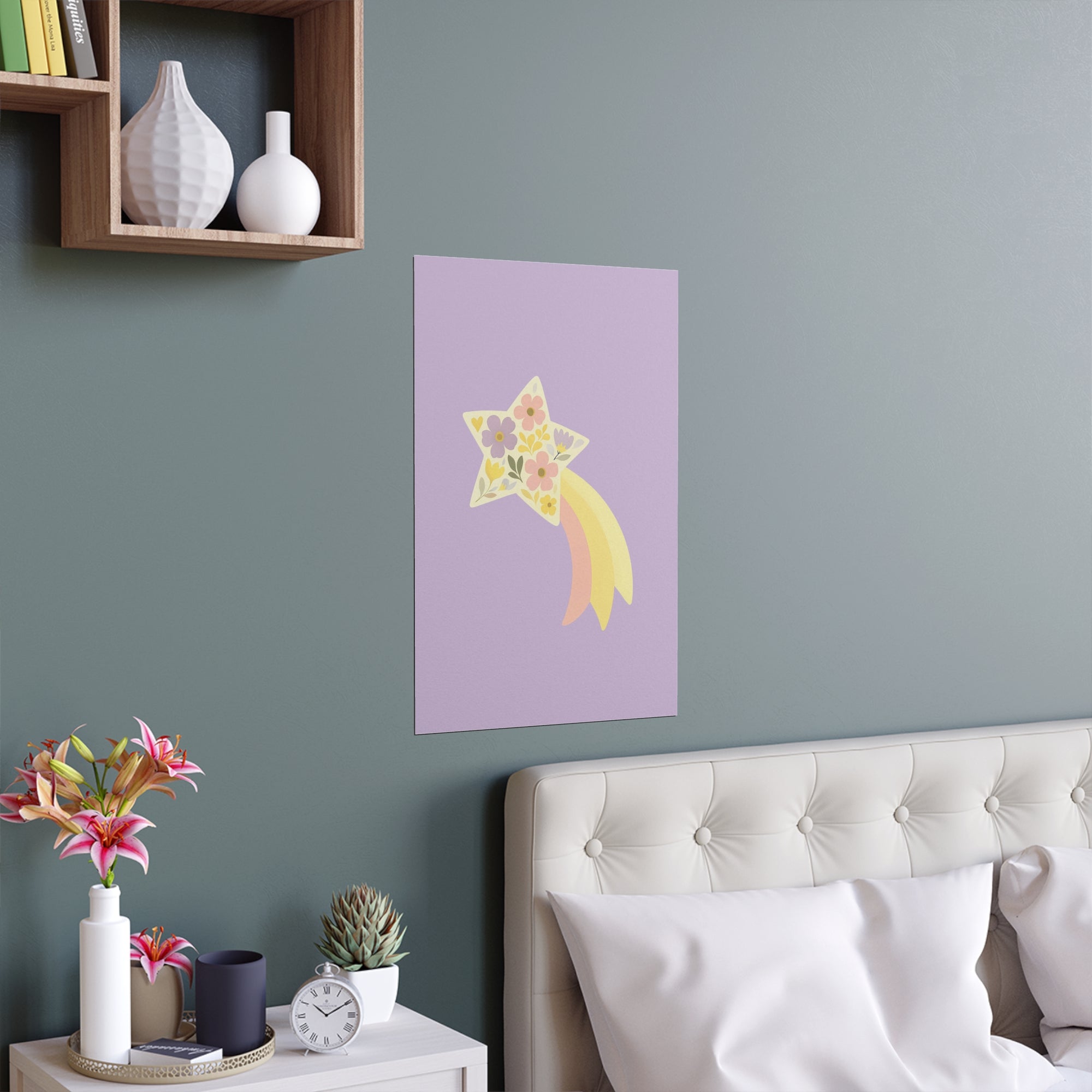 Floral Shooting Star Wall Art