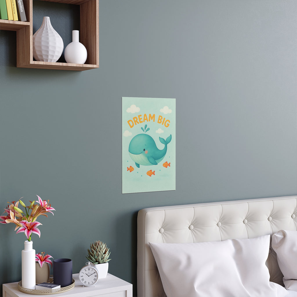Dream Big Whale Wall Art