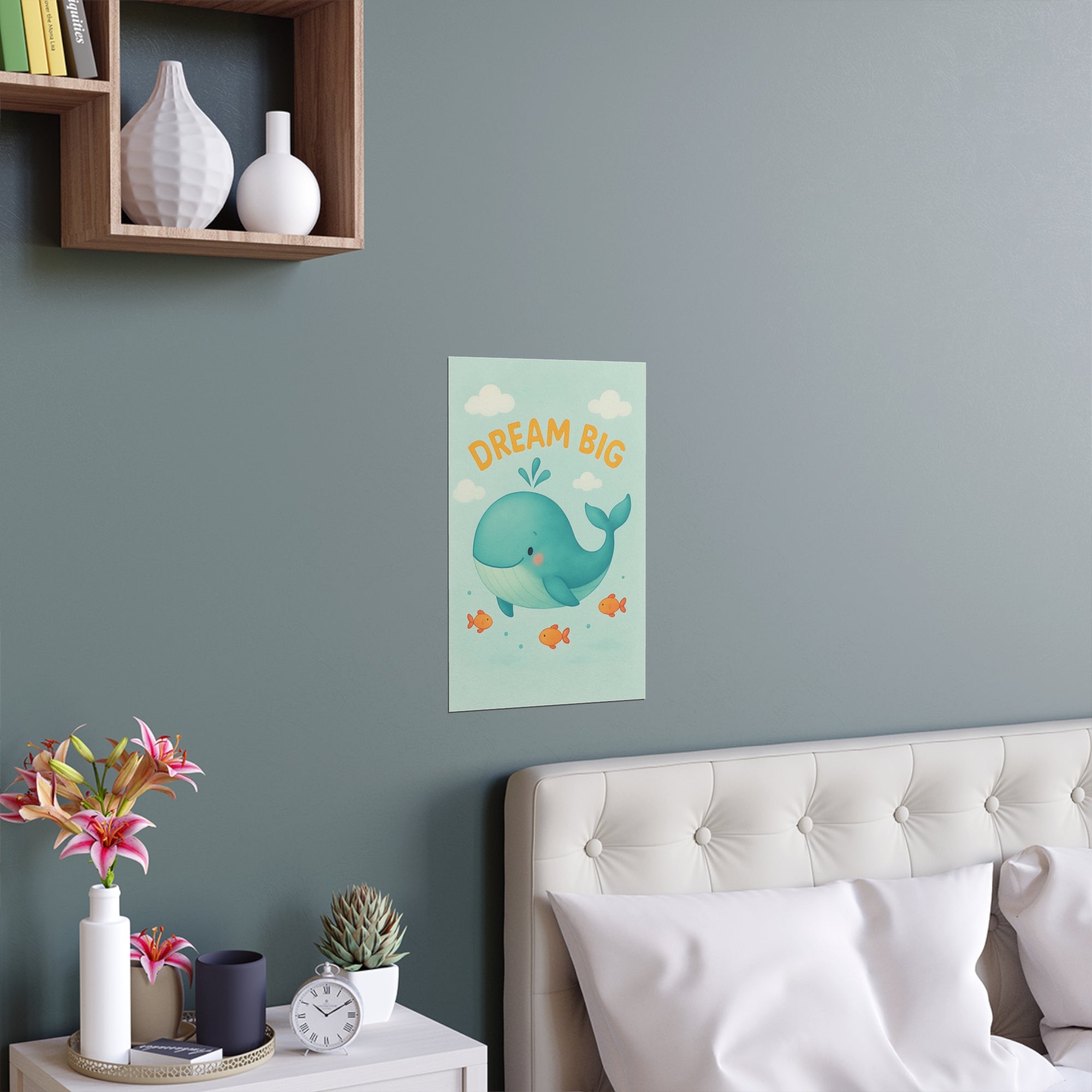 Dream Big Whale Wall Art
