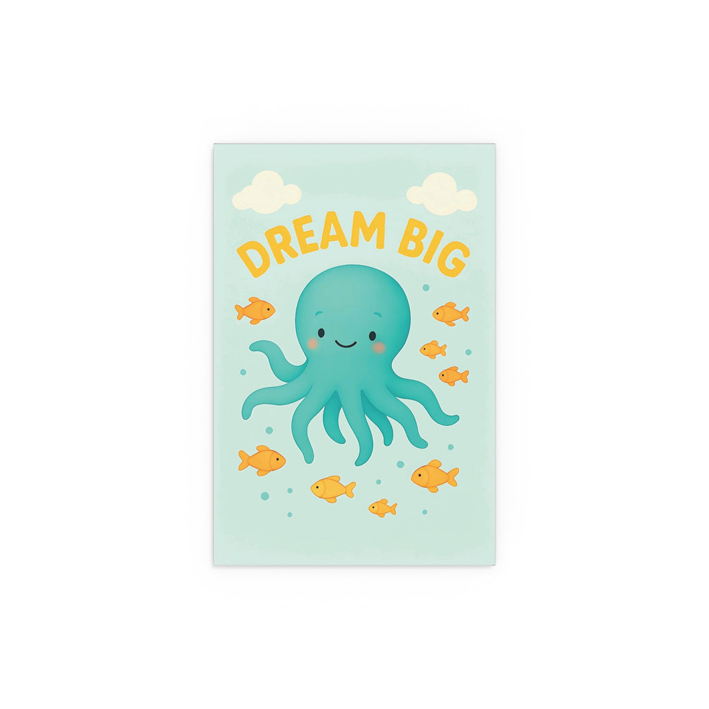 Dream Big Octopus Wall Art