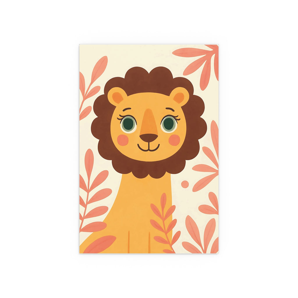 Exotic Cheerful Lion Wall Art