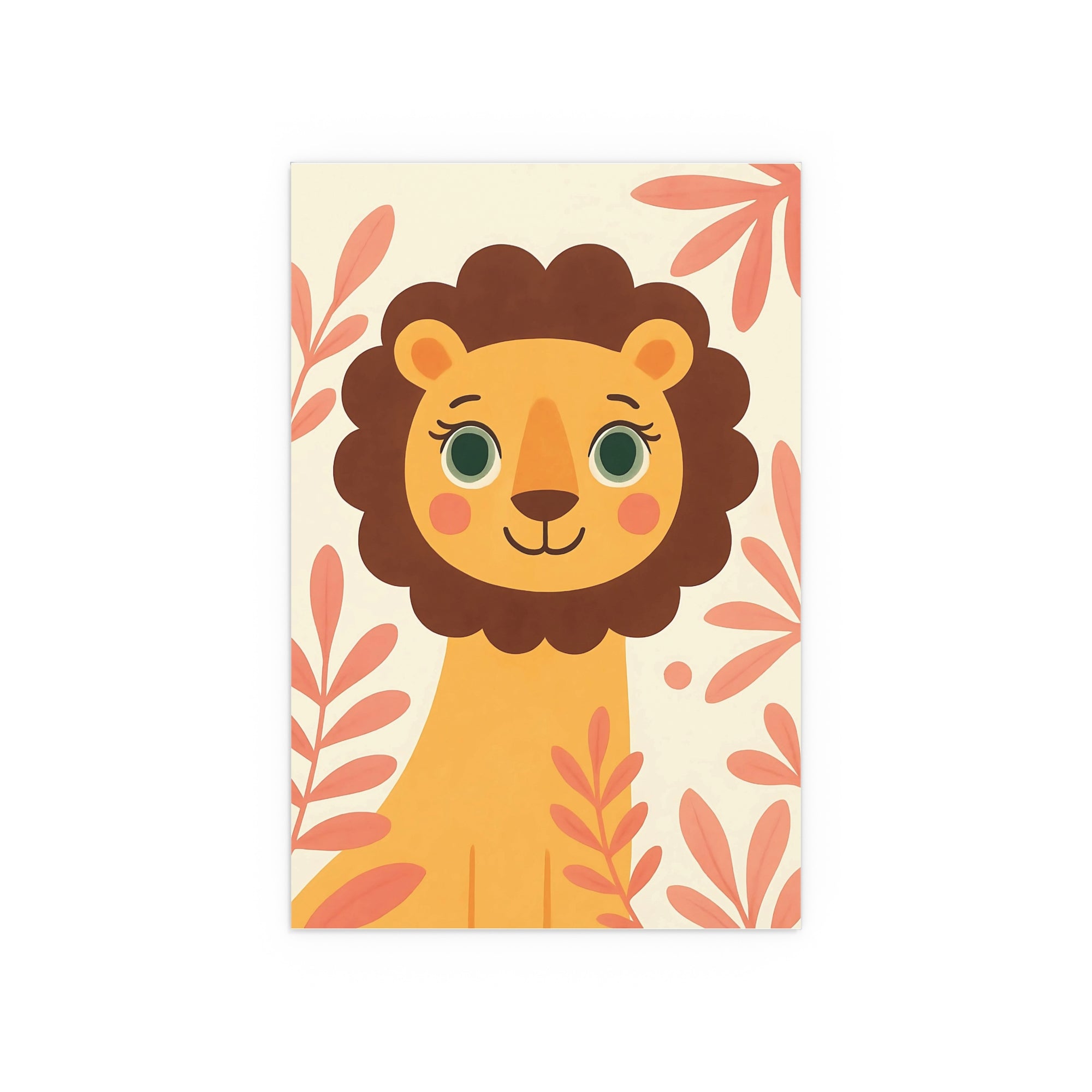 Exotic Cheerful Lion Wall Art