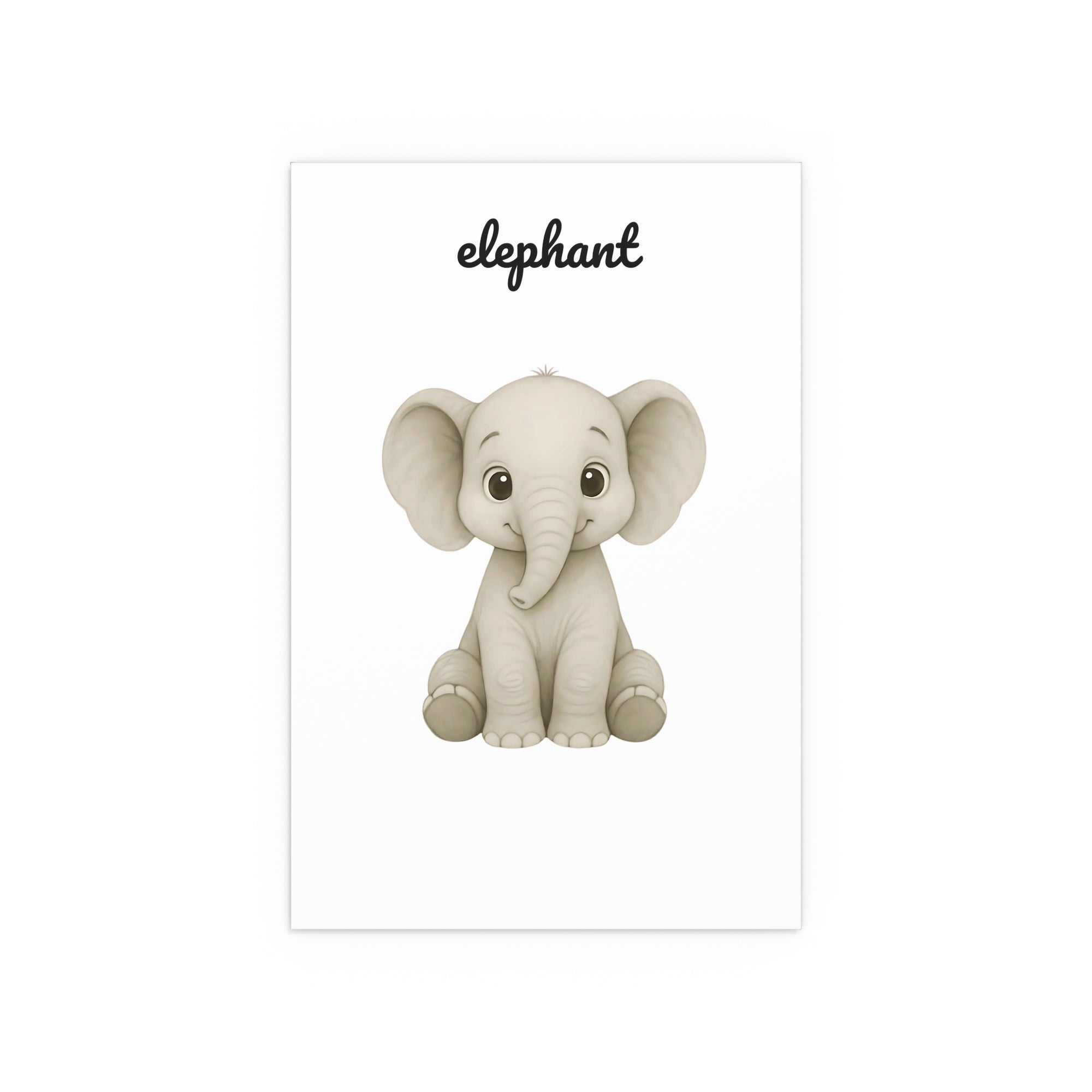 Elephant Nursery Safari Wall Art
