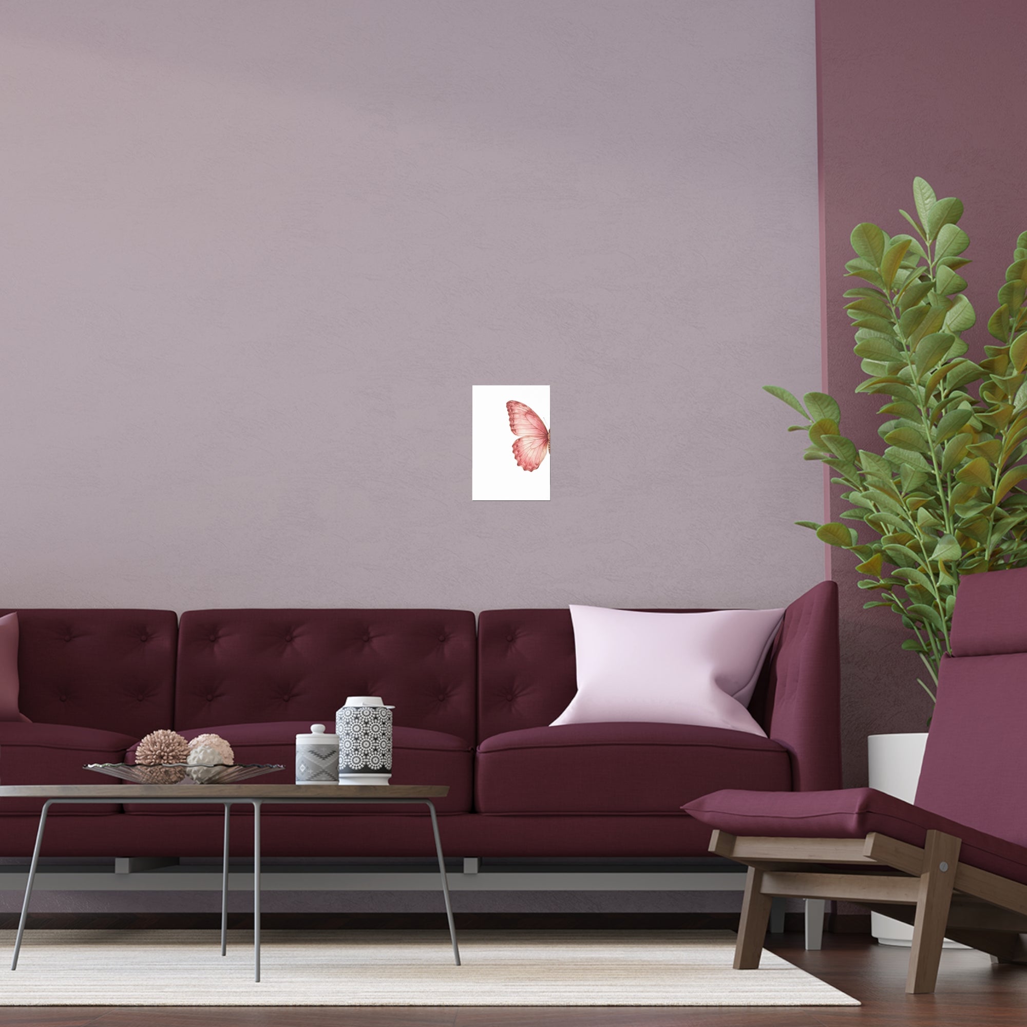 Left Wing 1/2 Butterfly Wall Art