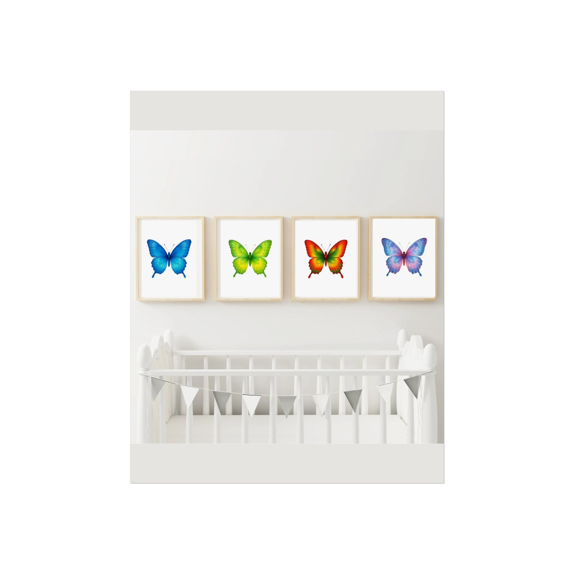 Beautiful Ombre Butterfly Set of 4 (Digital Download)