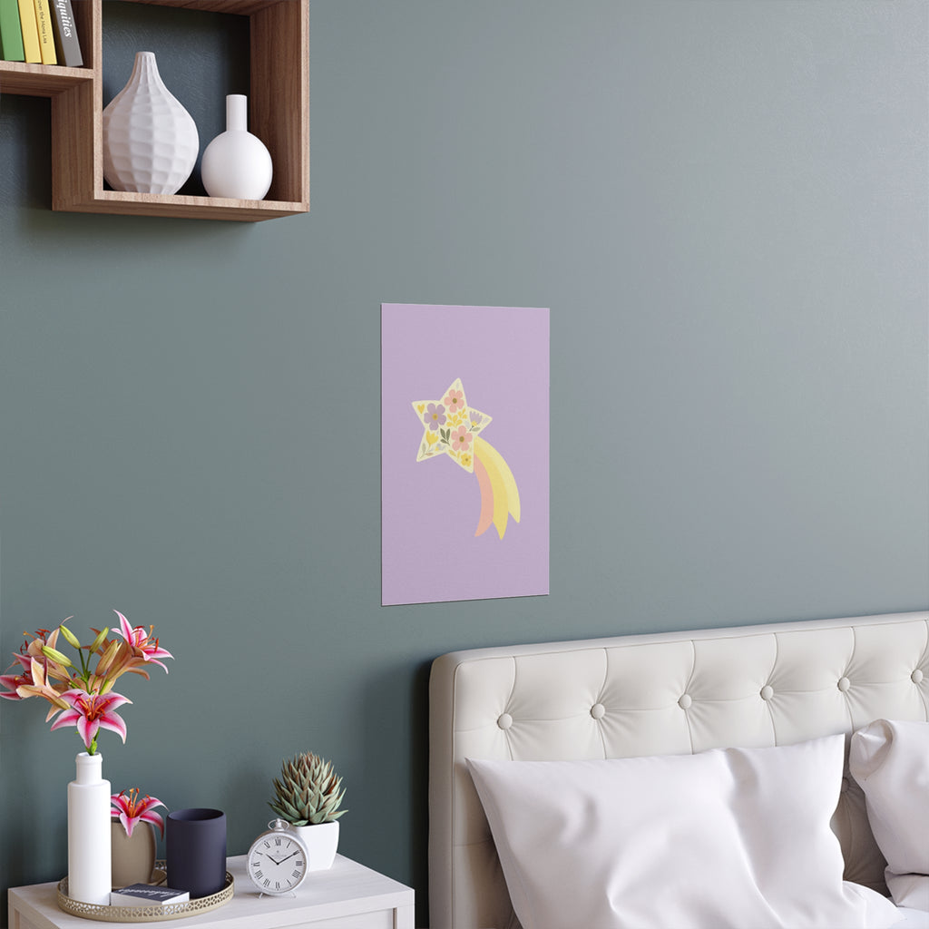 Floral Shooting Star Wall Art