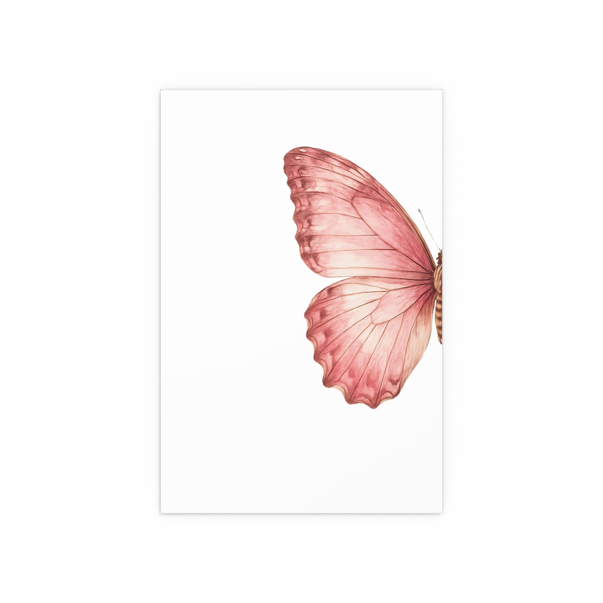 Left Wing 1/2 Butterfly Wall Art