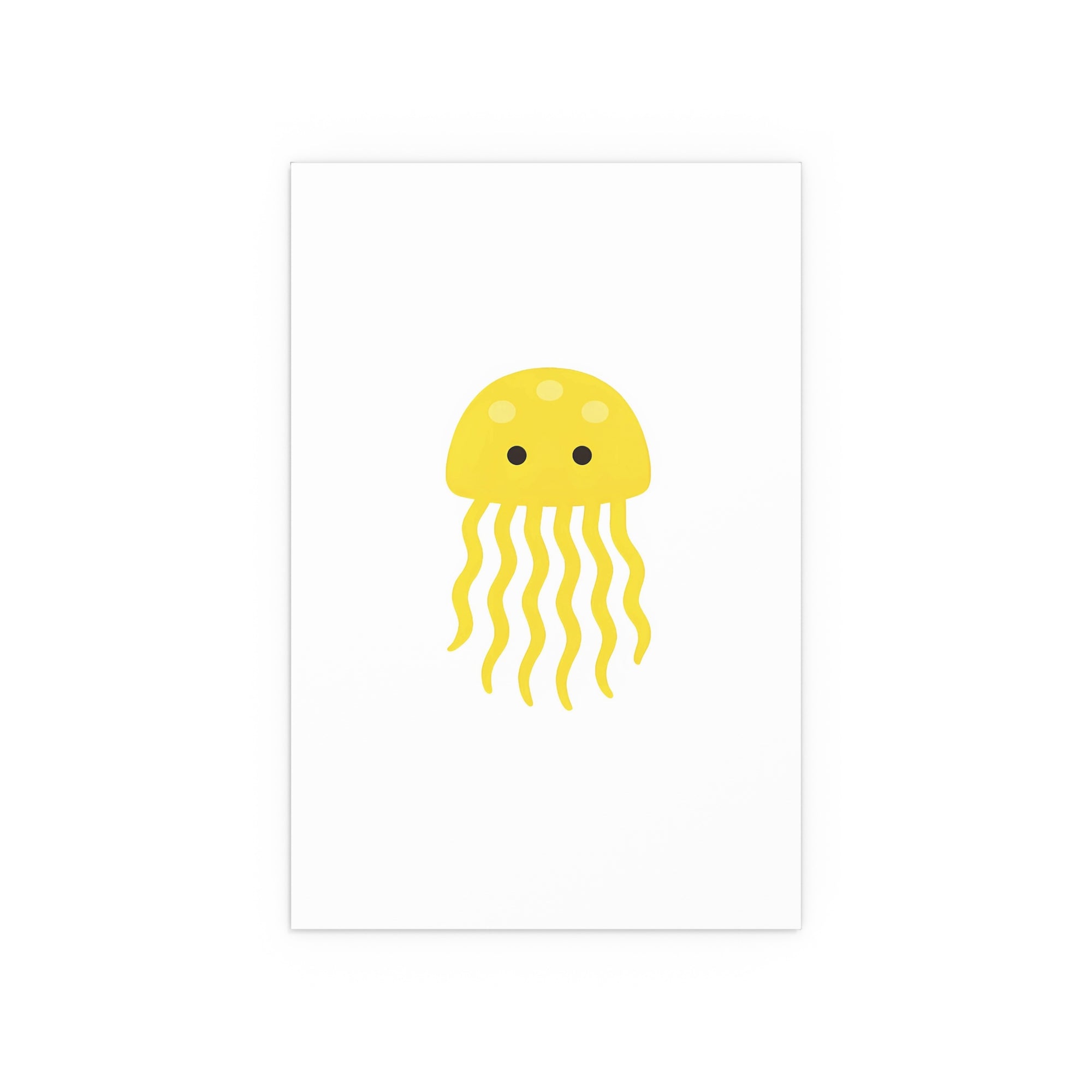 Yellow Jellyfish Wall Art