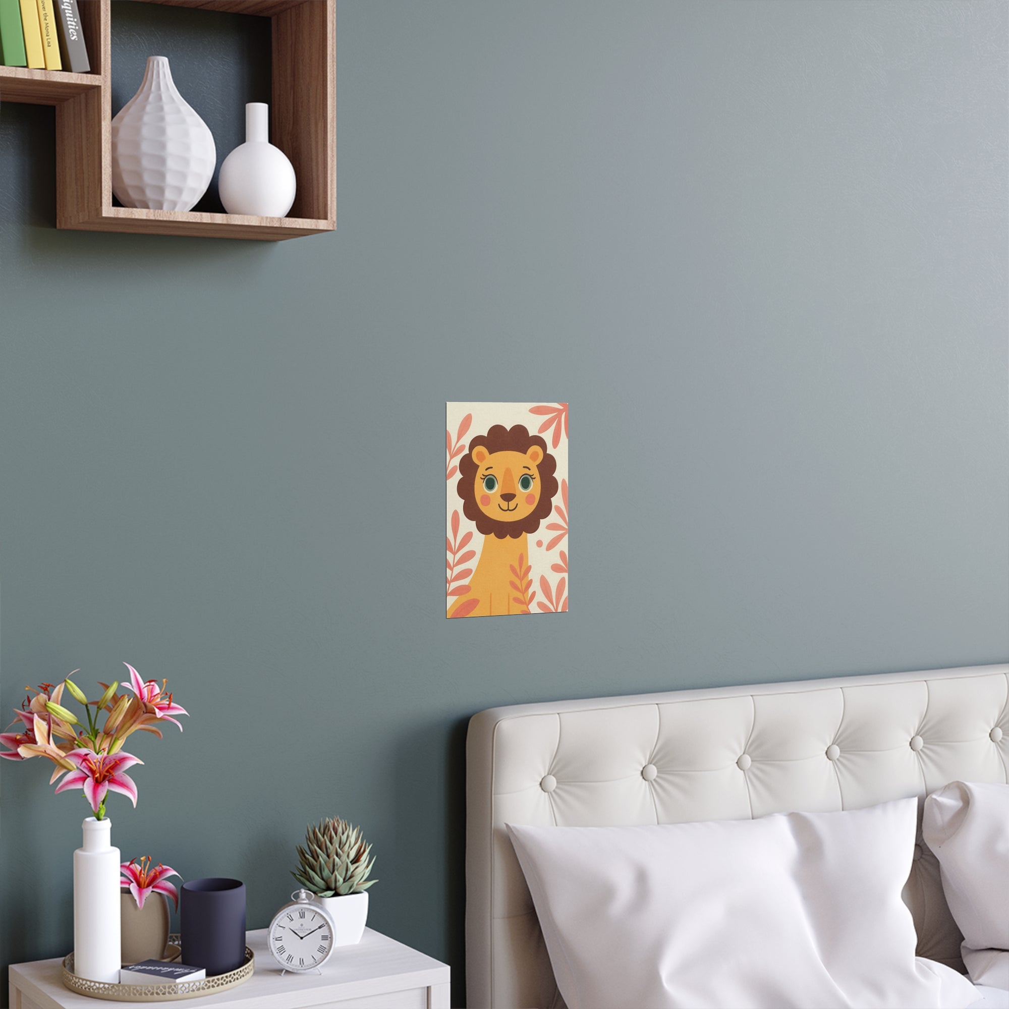 Exotic Cheerful Lion Wall Art