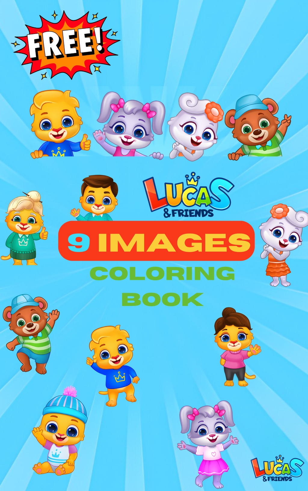 Lucas And Friends Coloring Book