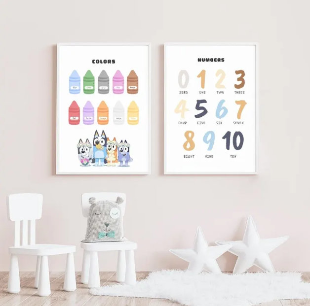 Blue Dog Educational Poster Collection (Digital File)