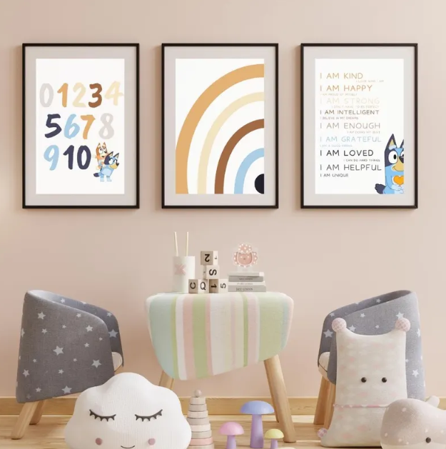 Blue Dog Educational Poster Collection (Digital File)